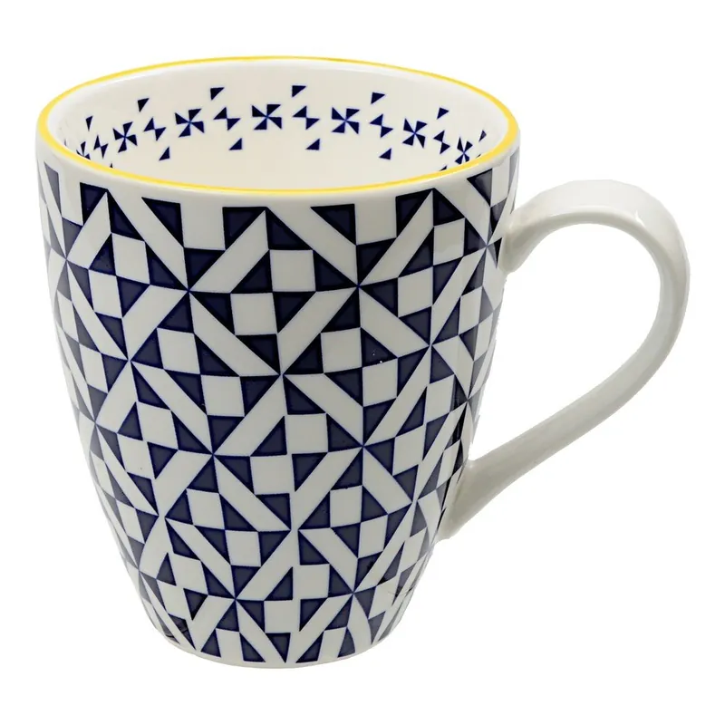 Kubek porcelanowy Geometric No2 Bonami Oferta limitowana