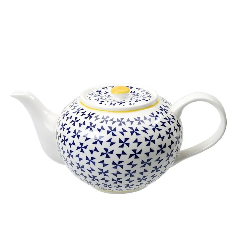 Oferta czasowa Porcelanowy czajnik na herbatę Geometric No2 Bonami