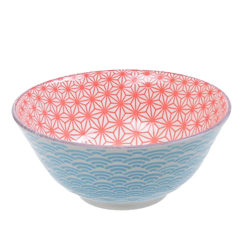 Szybka wysyłka Porcelanowa miska Star Red, 15 cm Bonami