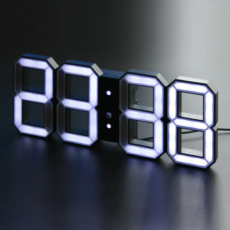 Czarny zegar LED - Vadim Kibardin, 2 m Bonami Super okazja