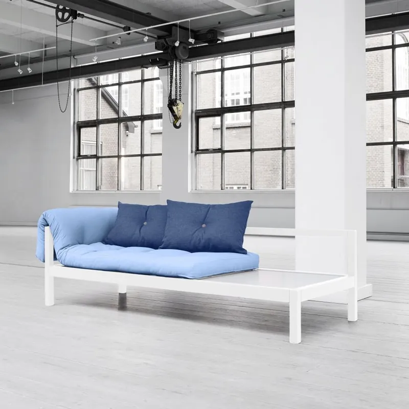 Sofa wielofunkcyjna Karup Soul White/Celeste/Gris Bonami Oferta limitowana