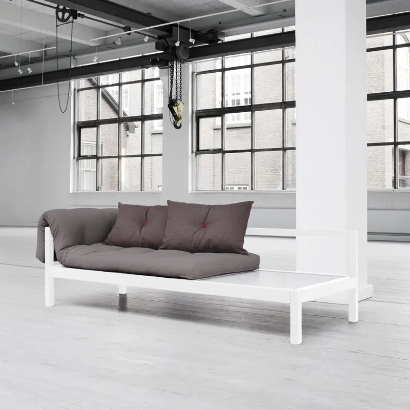 Promocja Sofa wielofunkcyjna Karup Soul White/Gris/Light Bordeaux Bonami