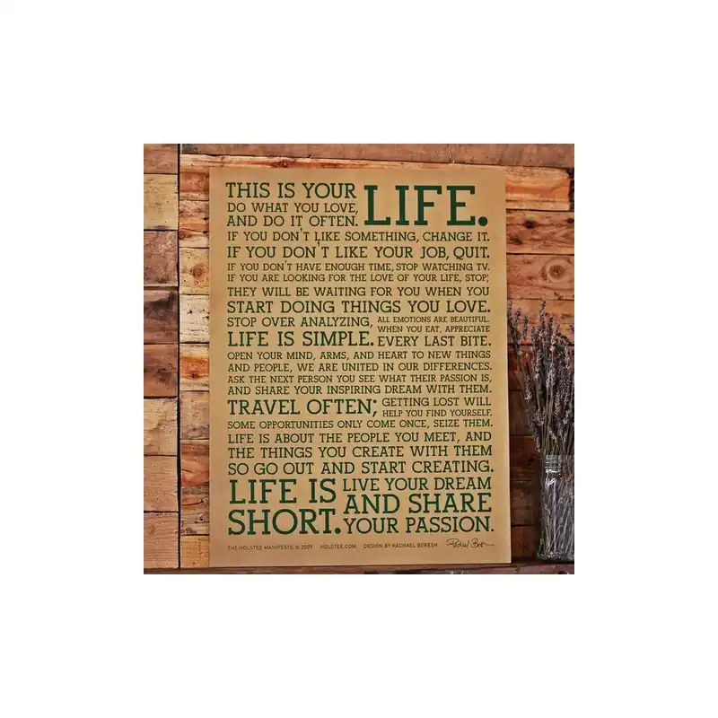 Dodaj do koszyka Plakat Terra Manifesto, 61x46 cm Bonami