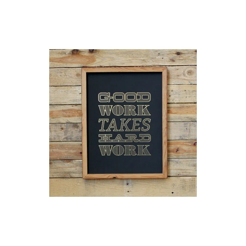 Plakat Good work, hard work, 41x30 cm Bonami Super okazja