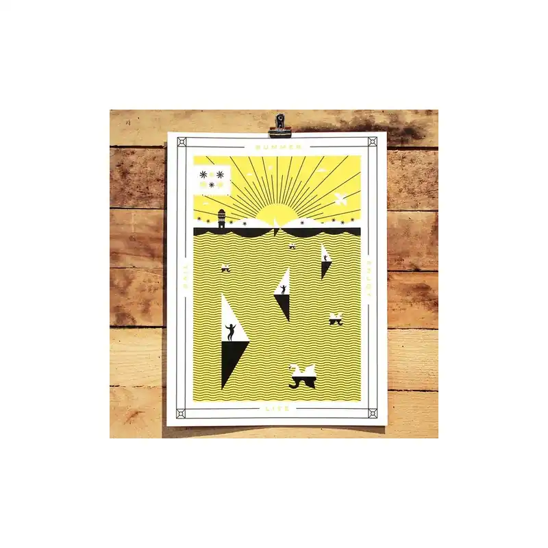 Hit sprzedaży Plakat Summer, 41x30 cm Bonami