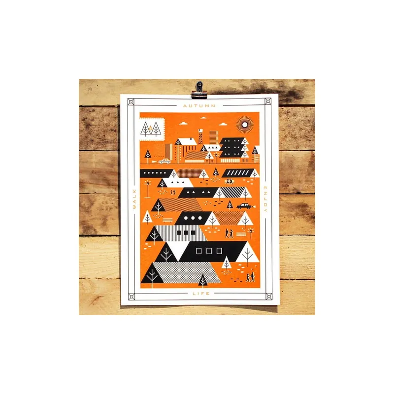 Popularny Plakat Autumn, 41x30 cm Bonami