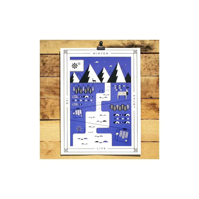 Zamów teraz Plakat Winter, 41x30 cm Bonami