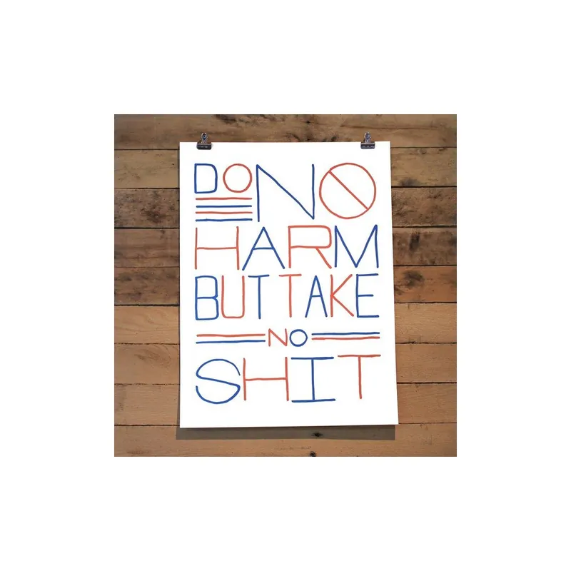 Plakat Do no harm, 61x46 cm Bonami Szybka dostawa