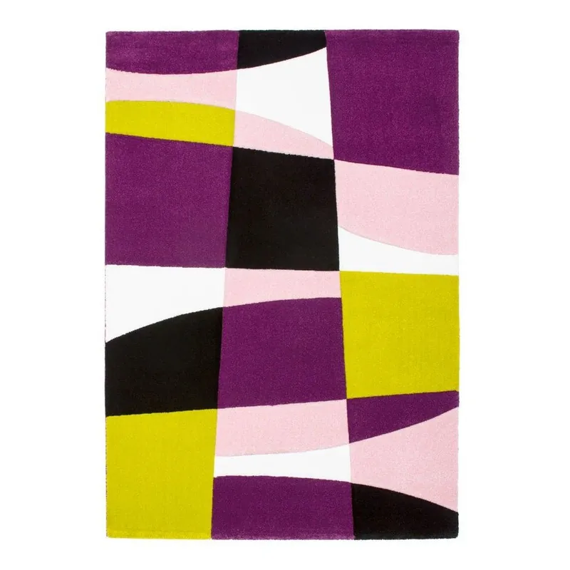 Niska cena Dywan Lifestyle 171 czarny/ purpurowy, 80x150 cm Bonami