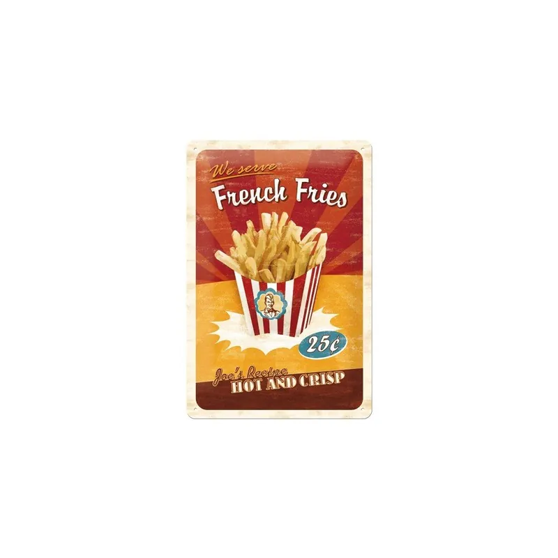 Blaszana tablica French Fries, 20x30 cm Bonami Dodaj do koszyka
