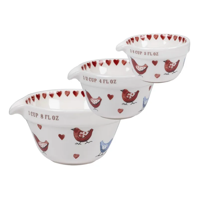 Wyjątkowa oferta Zestaw 3 miarek Lovebirds Bonami