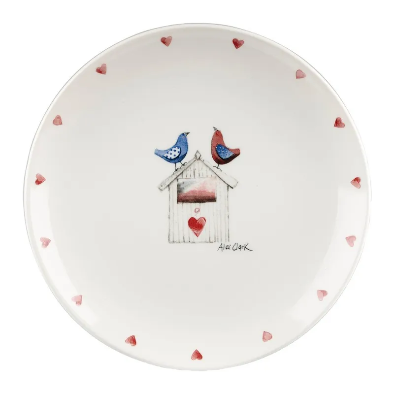 Talerz Two Lovebirds, 20 cm Bonami Łatwy zwrot