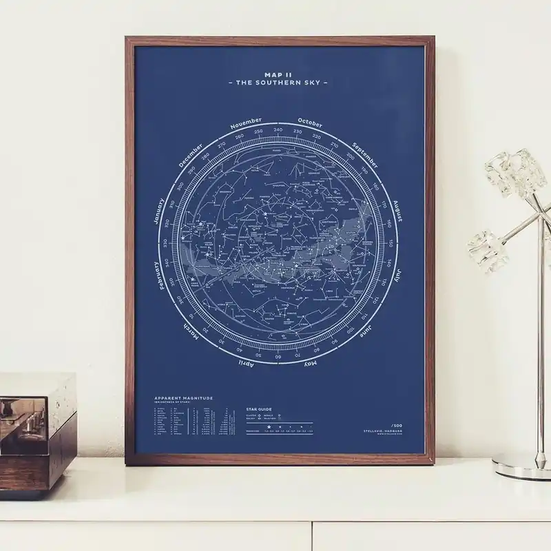 Plakat The Southern Sky Night Blue, 50x70 cm Bonami Zamów dziś