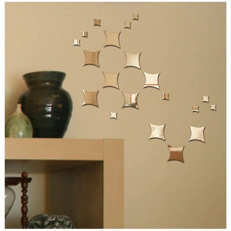 Bestseller Lustro dekoracyjne Flying Squares Bonami