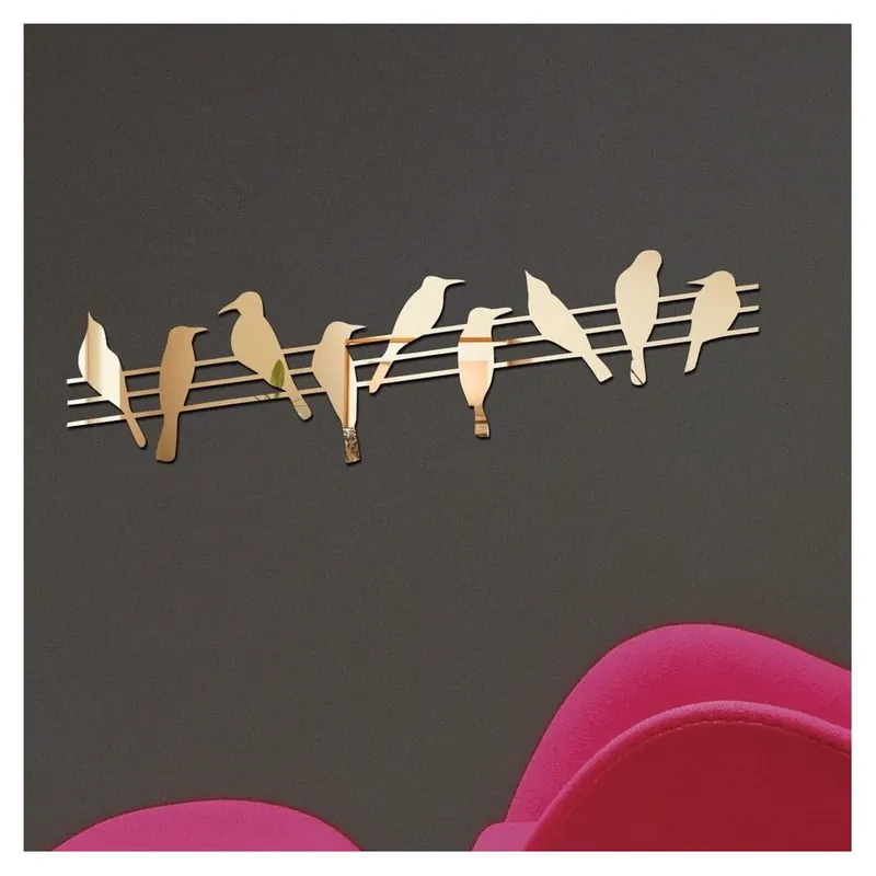 Taniej Lustro dekoracyjne Birds on Wire Bonami
