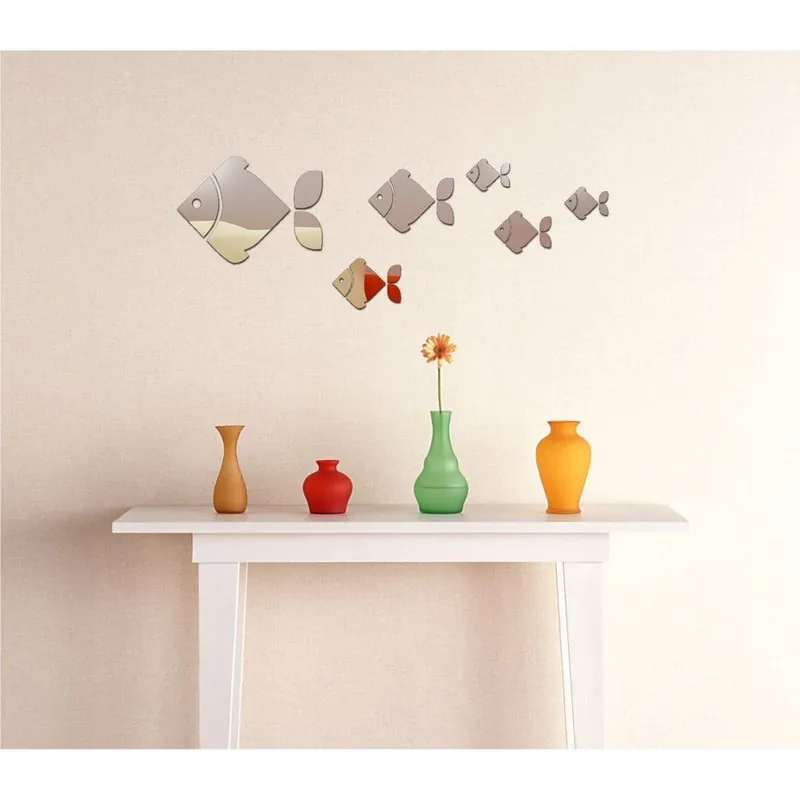 Bestseller Lustro dekoracyjne Fish Family Bonami