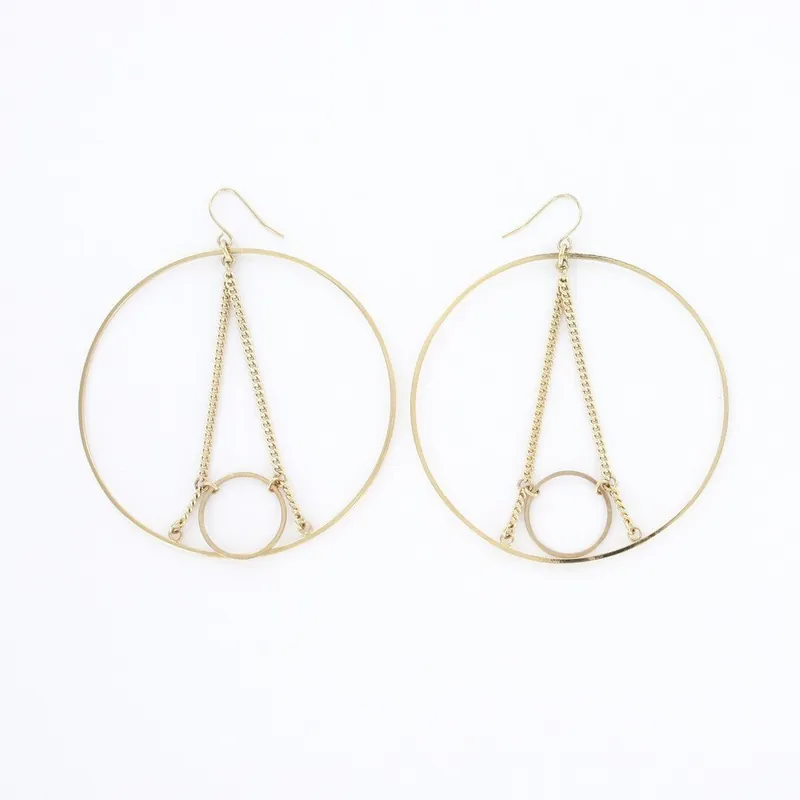 Promocja Kolczyki Eiffel Hoop Gold Bonami