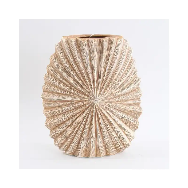 Ceramiczny wazon, beżowy/brązowy, 24,5 cm Bonami Ograniczona ilość