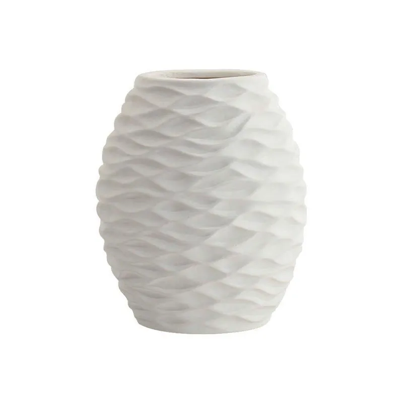 Ceramiczny wazon, biały, 24 cm Bonami Rabat