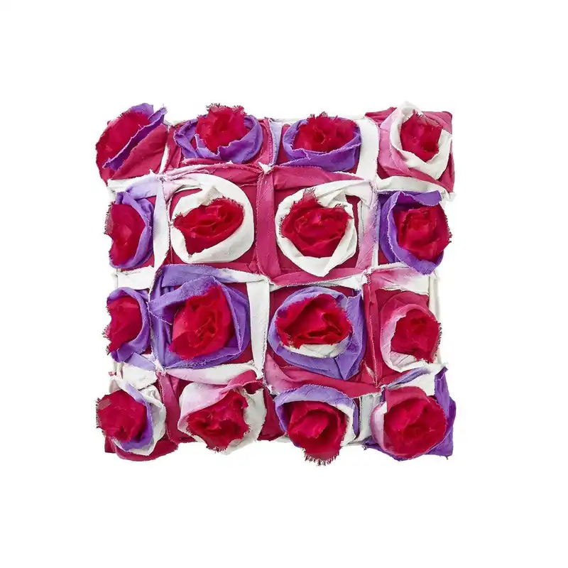 Poduszka z wypełnieniem Claudine Fuchsia, 45x45 cm Bonami Ostatnie sztuki
