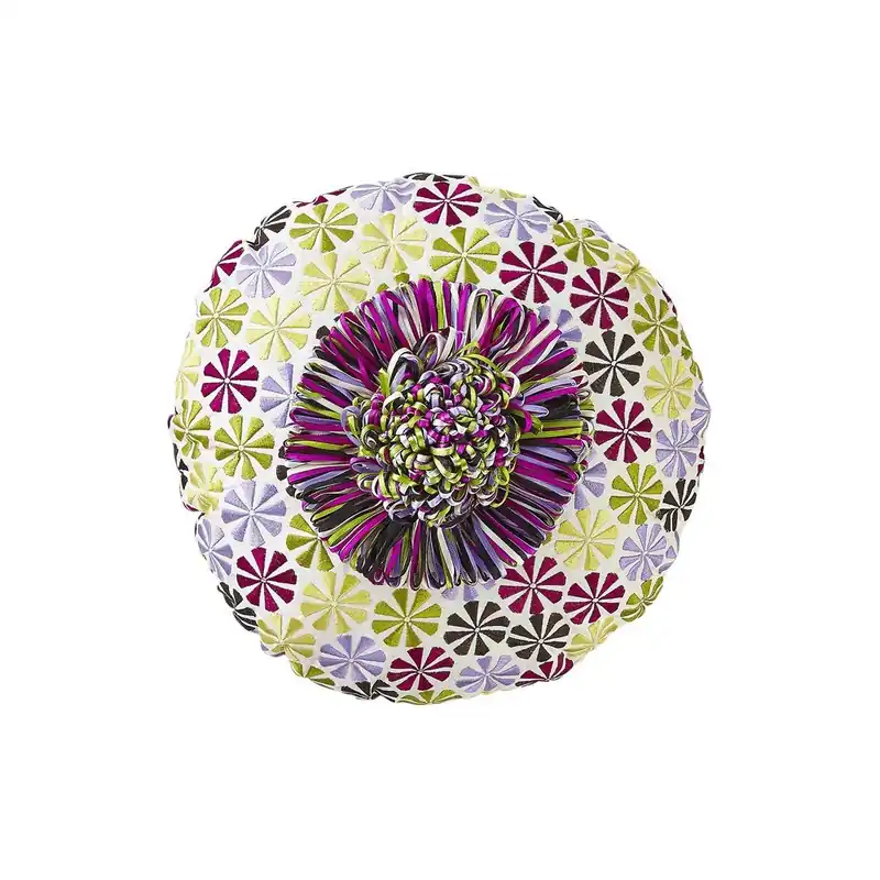 Kup online Poduszka z wypełnieniem Daisy Mauve, średnica 40 cm Bonami