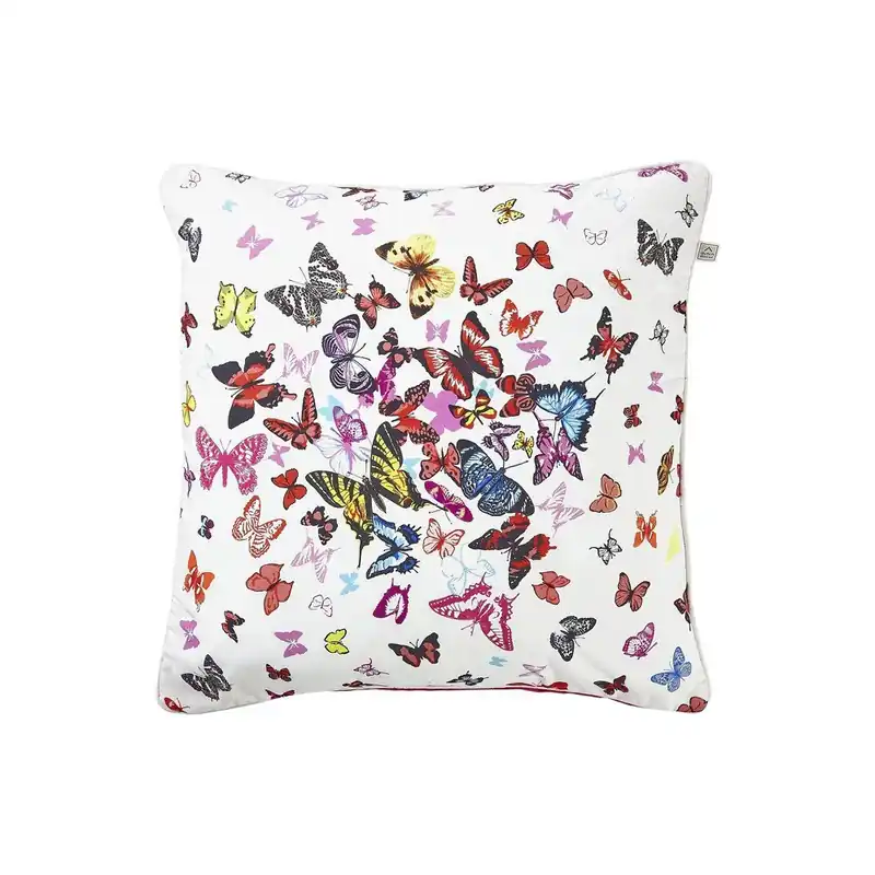 Cena promocyjna Poduszka z wypełnieniem Loraine Fuchsia, 50x50 cm Bonami