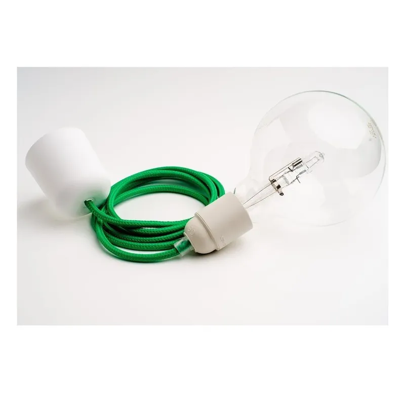 Kolorowy kabel Loft z żarówką, trawa Bonami Oferta