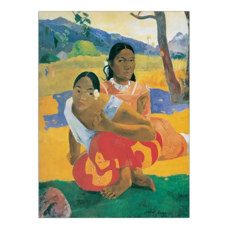 Obraz Paul Gauguin - Kiedy wyjdziesz za mąż?, 73x100 cm Bonami Ostatnie sztuki