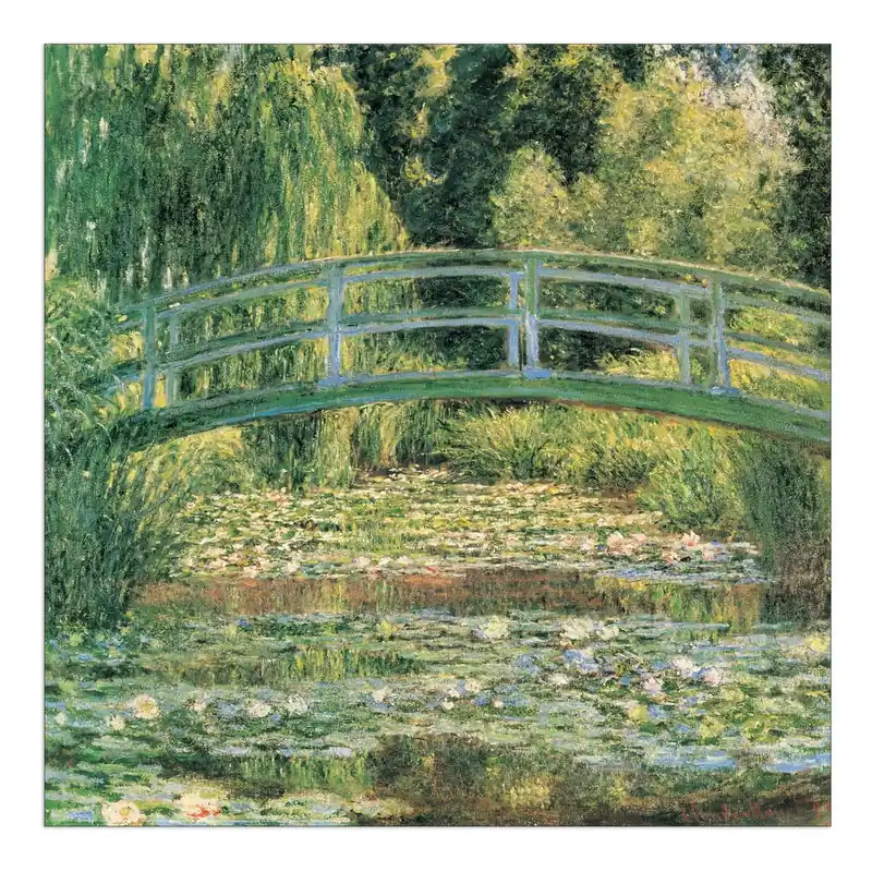 Obraz Claude Monet - Japoński mostek, 70x70 cm Bonami Oferta czasowa