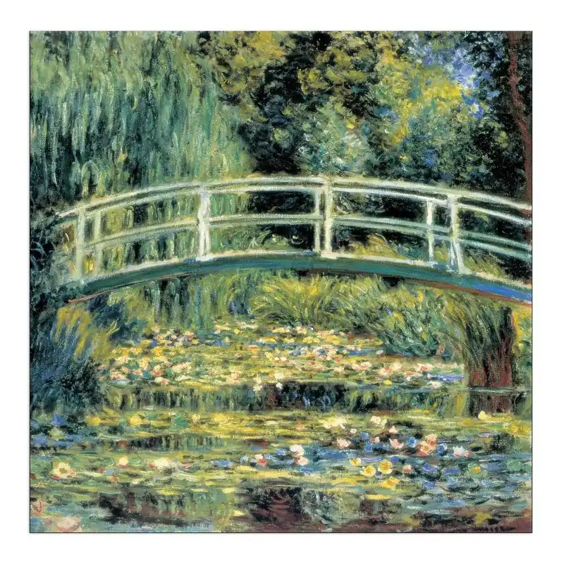 Bezpieczne zakupy Obraz Claude Monet - Le pont japonais, 30x30 cm Bonami