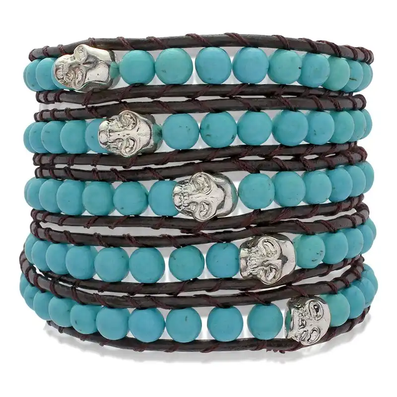 Ostatnia szansa Bransoletka Turquoise Skull Bonami