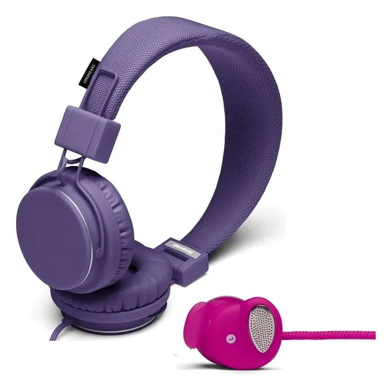 Słuchawki Plattan Lilac + słuchawki Medis Raspberry GRATIS Bonami Tylko dziś
