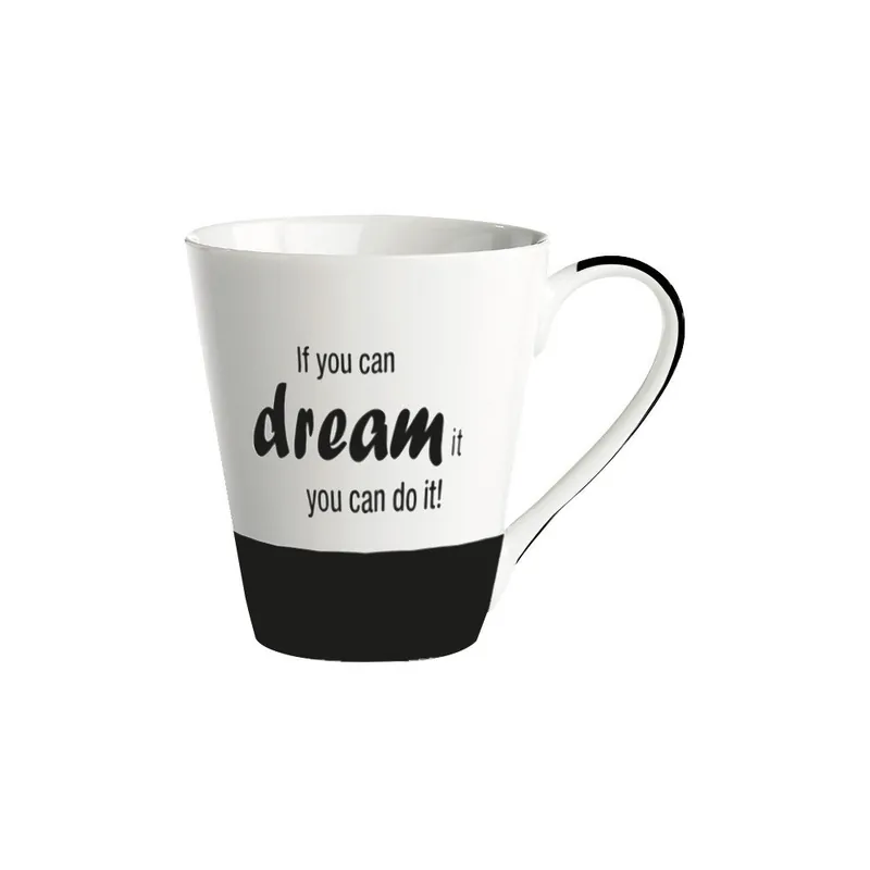 Bezpieczna płatność Porcelanowy kubek KJ Collection If you can dream it you can do it! Bonami