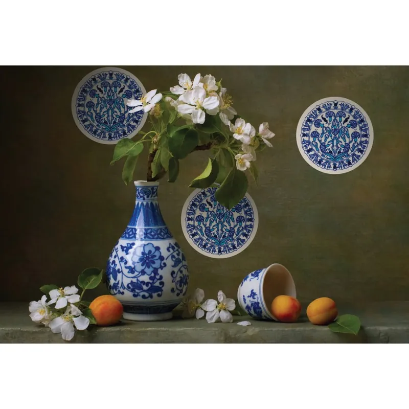 Naklejki Mandala, blue/white, 4 szt Bonami Oferta limitowana