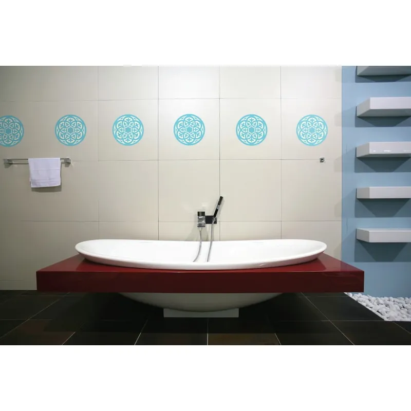 Naklejki Mandala, light blue, 4 szt Bonami Popularny