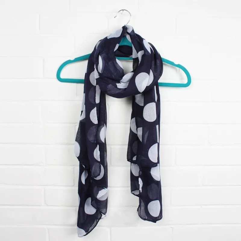 Promocja Szal Big Polka Dot Indigo Bonami
