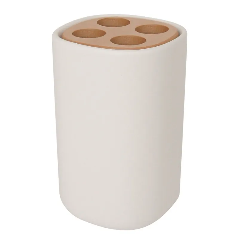 Łatwy zwrot Kubek na szczoteczki do zębów Top White Bonami
