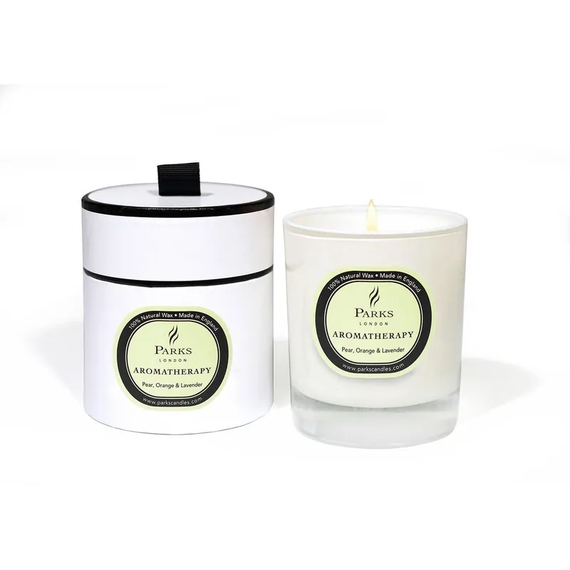 Świeczka o zapachu gruszki, pomarańczy i lawendy Parks Candles London, 50 h Bonami Bezpieczna płatność