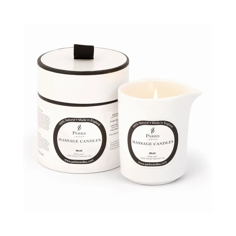 Bezpieczna płatność Świeczka do masażu o zapachu lawendy i rumianku Parks Candles London Relax and De-Stress, 50 h Bonami