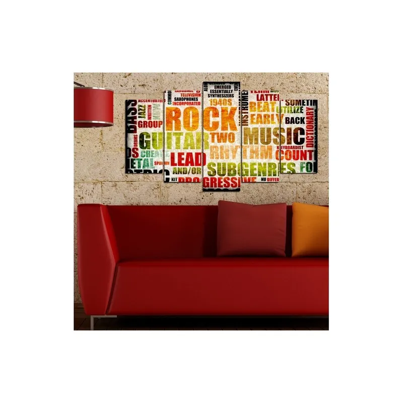 Oferta 5-częściowy obraz Muzyka Bonami