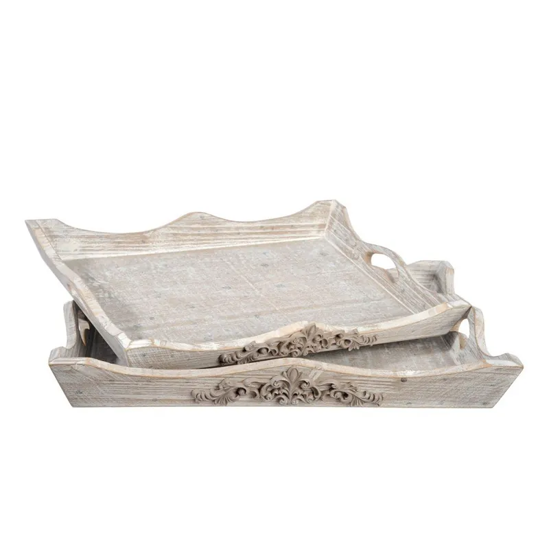 Ostatnie sztuki Komplet 2 tac Natural Wood Bonami