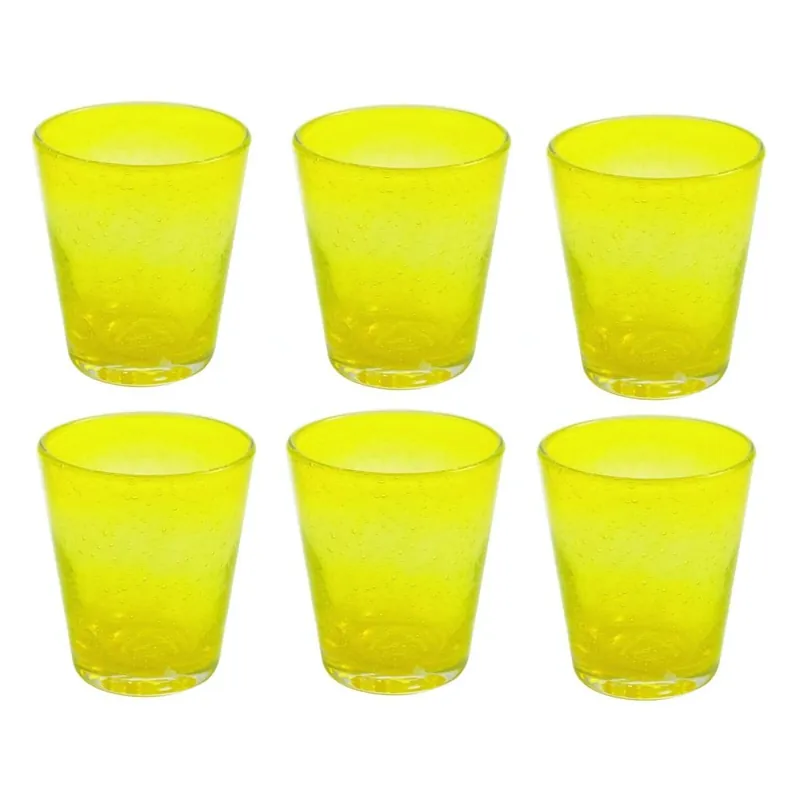Bezpieczna płatność Komplet 6 szklanek Aqua Giallo Bonami