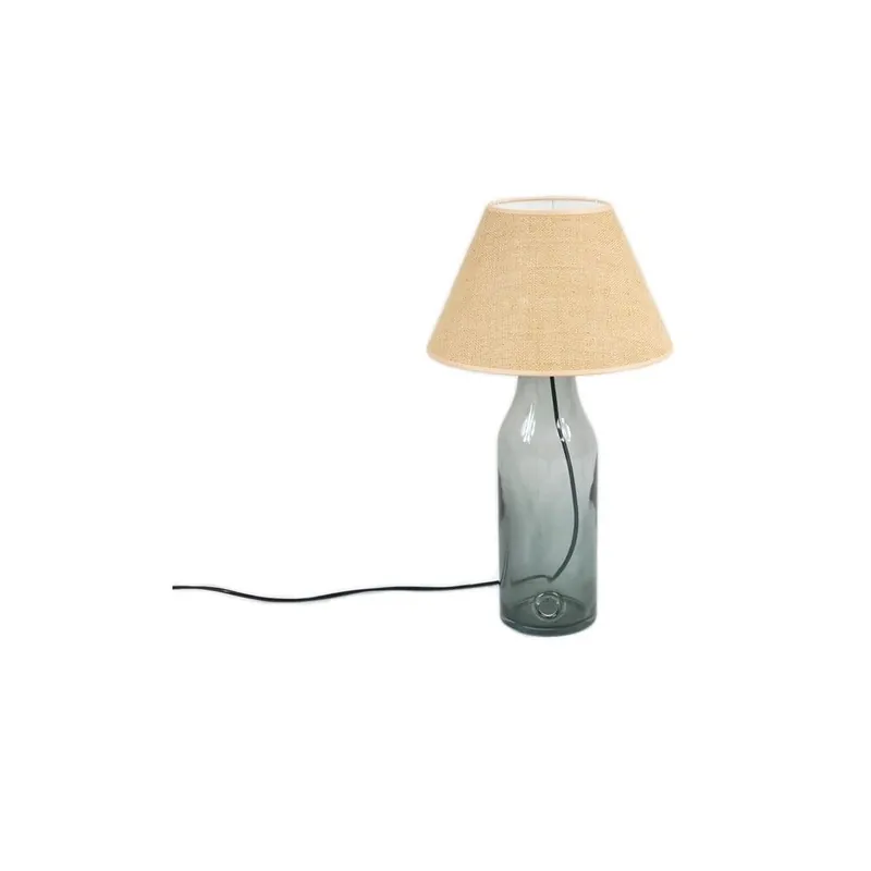 Super okazja Lampa stołowa Glass 50 cm, przydymiony niebieski Bonami