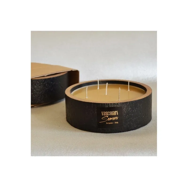 Palmowa świeczka Legno Black Wood o zapachu miodu, 80 godz. Bonami Ekspresowa dostawa