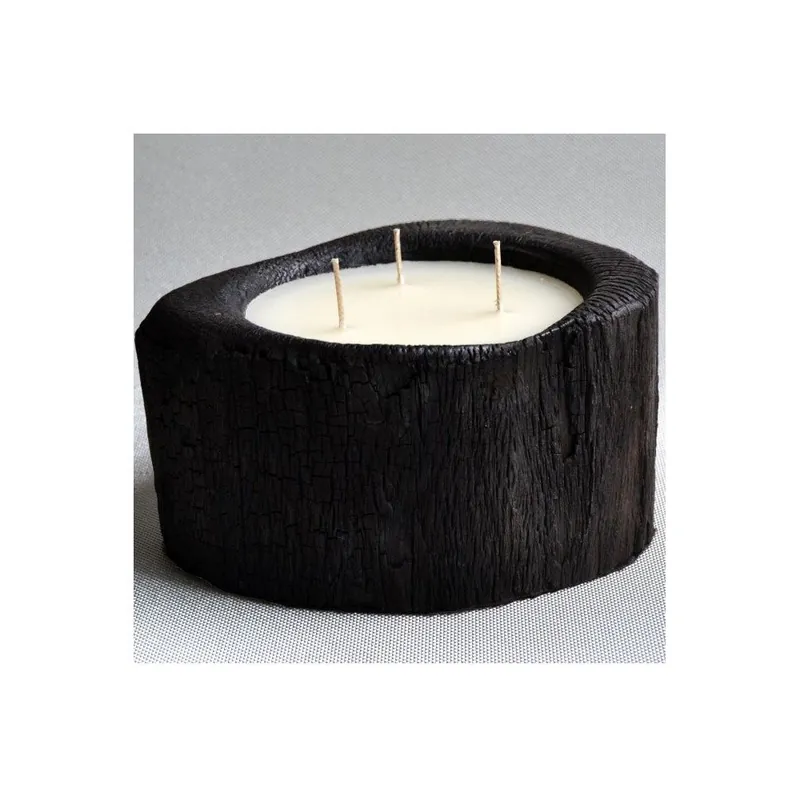 Tylko dziś Palmowa świeczka Legno Black Wood o zapachu wanilii i paczuli, 100 godz. Bonami