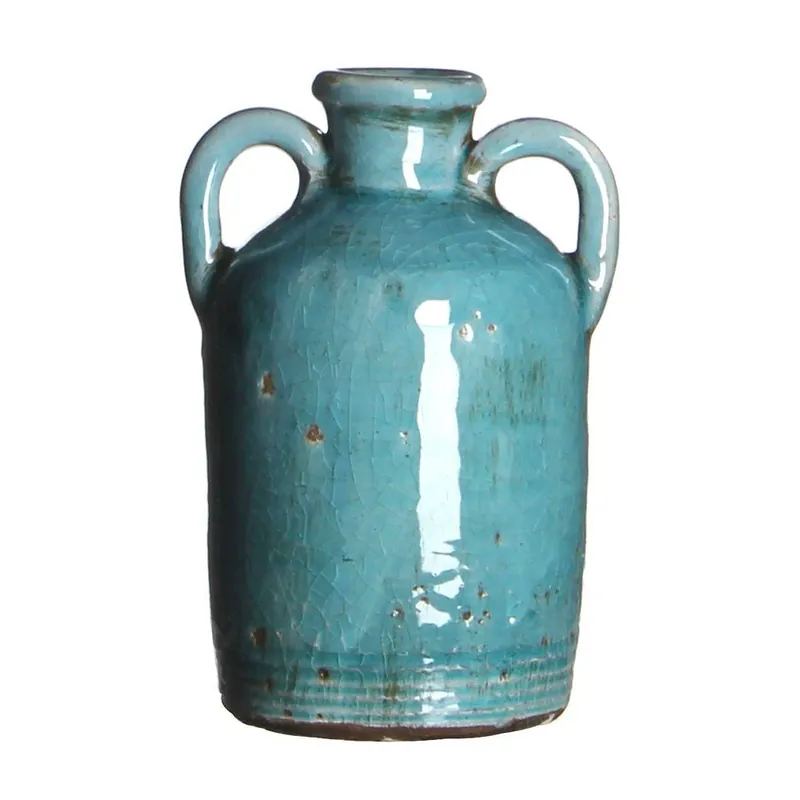 Wazon ceramiczny Sil Turquoise, 14x8 cm Bonami Wysoka jakość