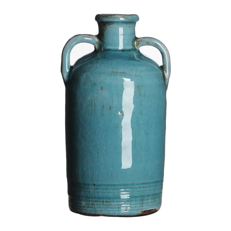 Zamów dziś Wazon ceramiczny Sil Turquoise, 20x10 cm Bonami