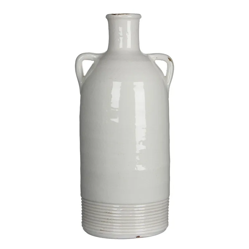 Najlepsza cena Wazon ceramiczny Sil White, 34x15 cm Bonami