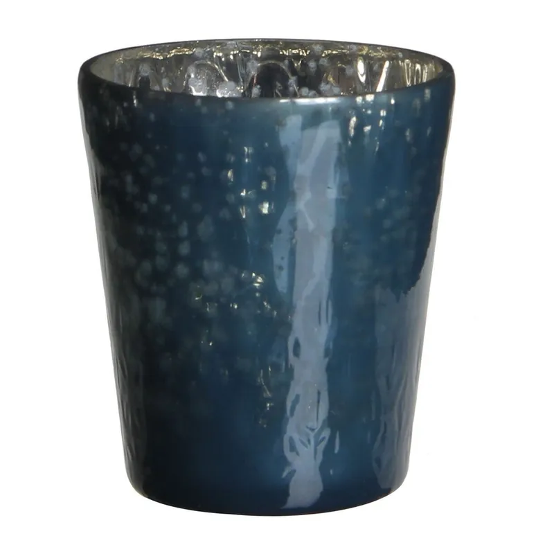 Dodaj do koszyka Świecznik Benito Dark Blue, 7x7 cm Bonami