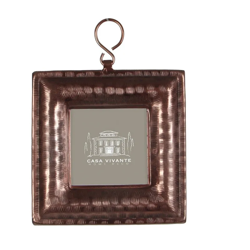 Bezpieczne zakupy Ramka na zdjęcie Laura Copper, 18x18 cm Bonami